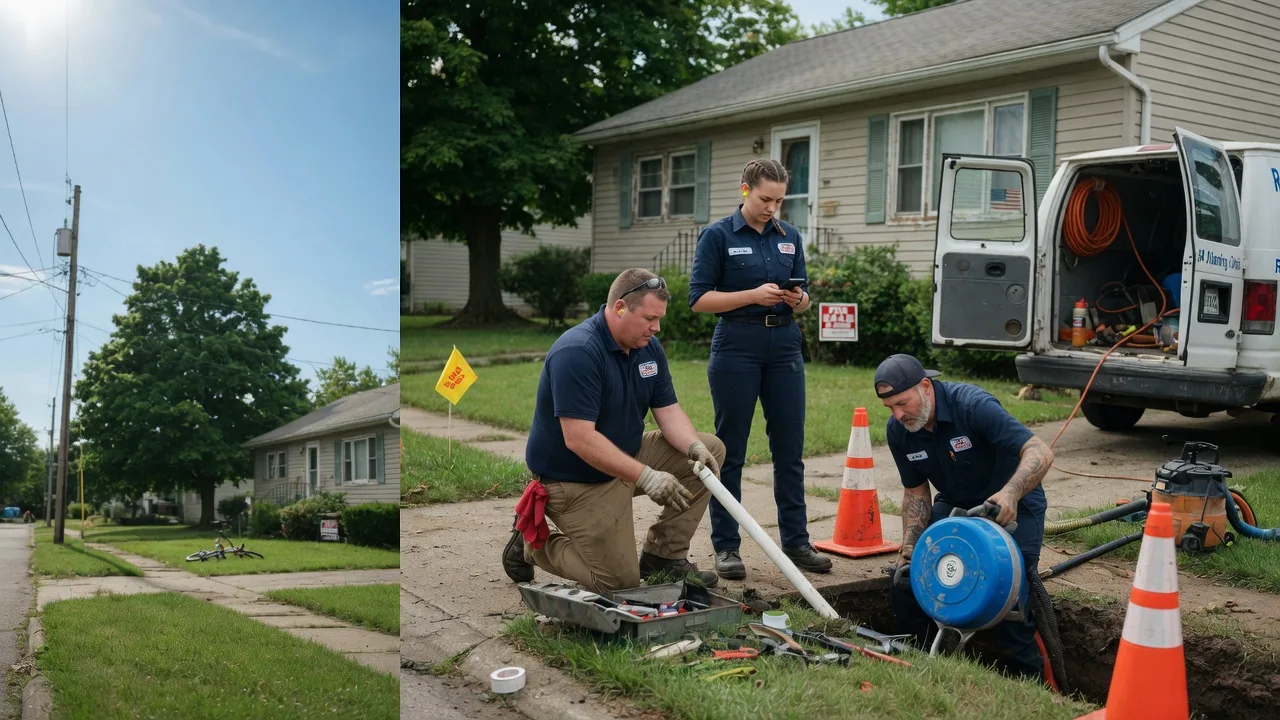 Sewer Line Repair in Gladstone, IL near me